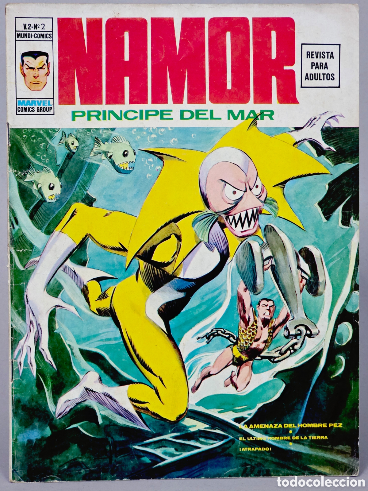 C&oacute;mics: C&Oacute;MIC NAMOR 2 LA AMENAZA DEL HOMBRE PEZ VOL.2 VERTICE MARVEL VOLUMEN BUEN ESTADO