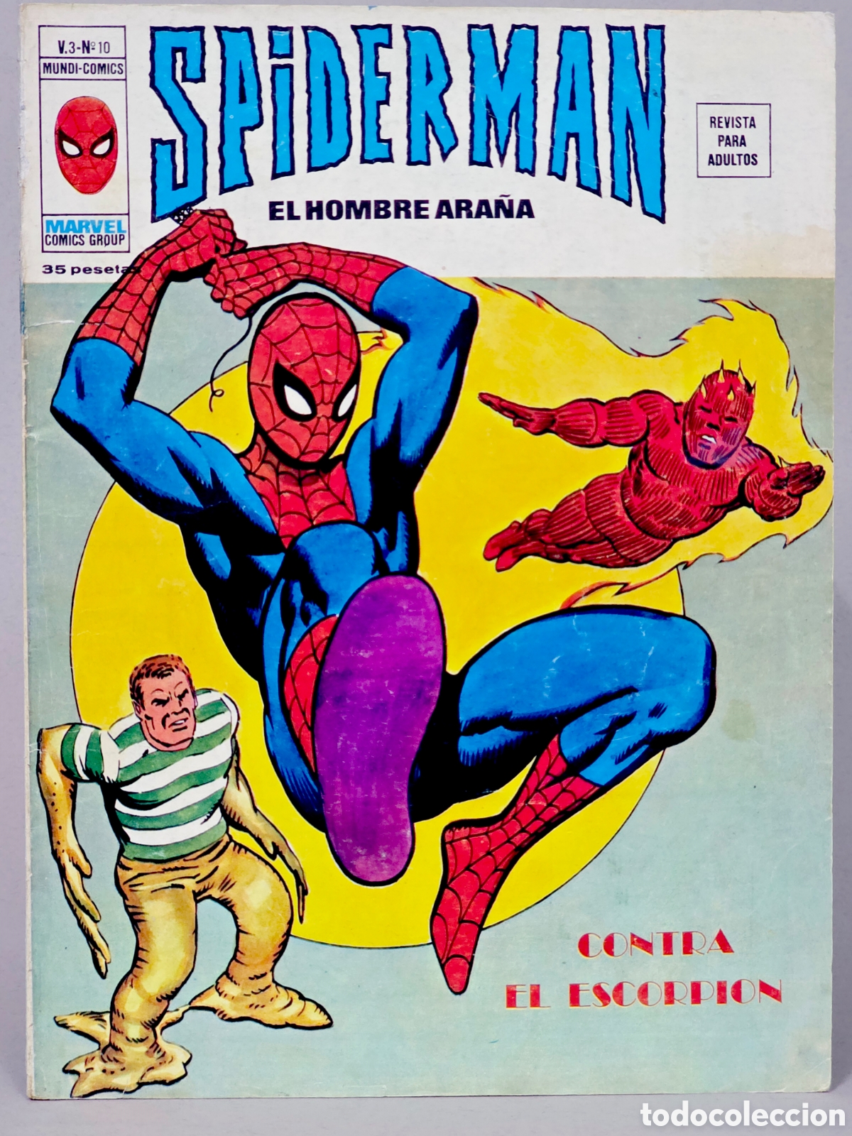 C&oacute;mics: C&Oacute;MIC SPIDERMAN 10 CONTRA EL ESCORPI&Oacute;N VOL.3 VERTICE MARVEL (SPIDER-MAN) VOLUMEN BUEN ESTADO