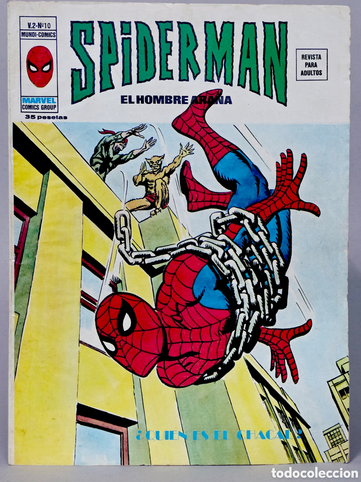 C&oacute;mics: C&Oacute;MIC SPIDERMAN 10 QUIEN ES EL CHACAL VOL.2 VERTICE MARVEL (SPIDER-MAN) VOLUMEN MUY BUEN ESTADO