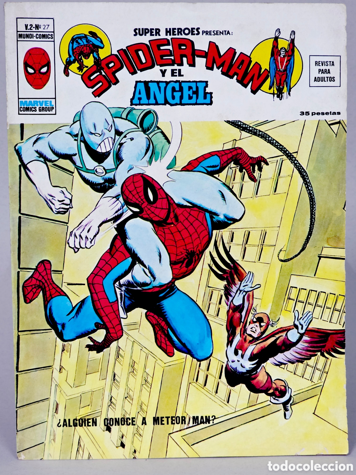 C&oacute;mics: C&Oacute;MIC SUPER H&Eacute;ROES 27 SPIDERMAN Y EL &Aacute;NGEL VOL.2 VERTICE MARVEL VOLUMEN MUY BUEN ESTADO