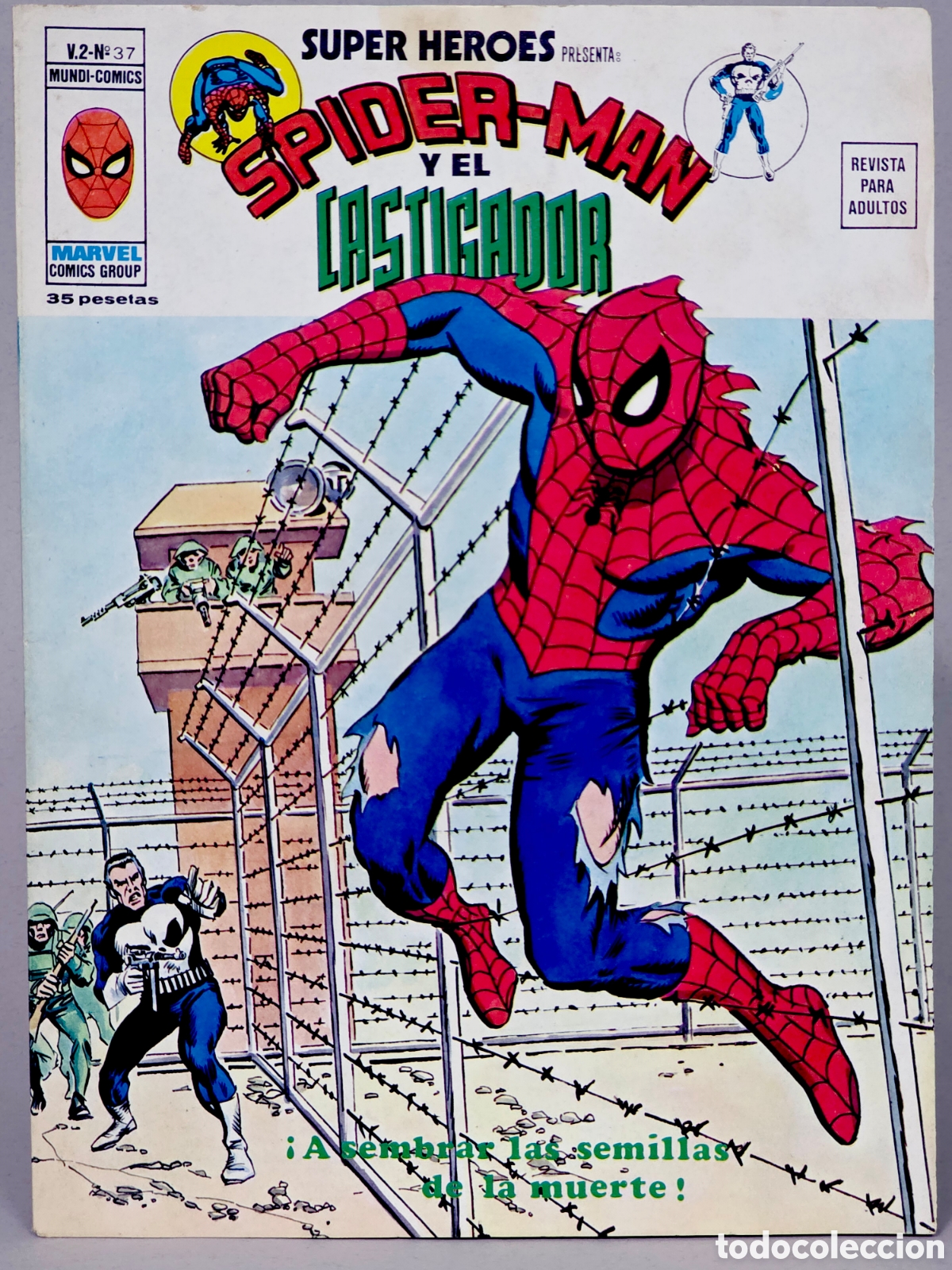 C&oacute;mics: C&Oacute;MIC SUPER H&Eacute;ROES 37 SPIDERMAN Y CASTIGADOR VOL.2 VERTICE MARVEL VOLUMEN MUY BUEN ESTADO