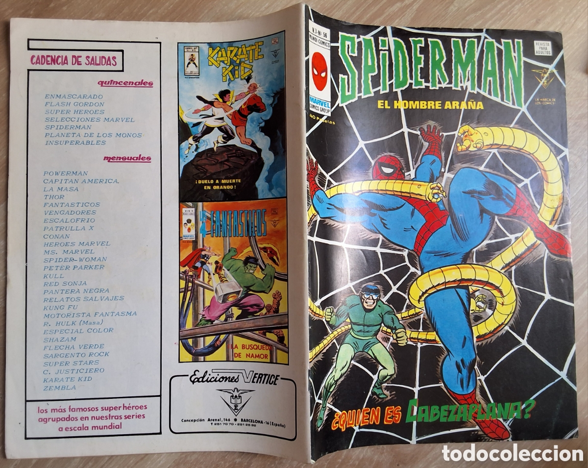 C&oacute;mics: Spiderman comic vertice volumen 3 n&uacute;mero 56 - Foto 1