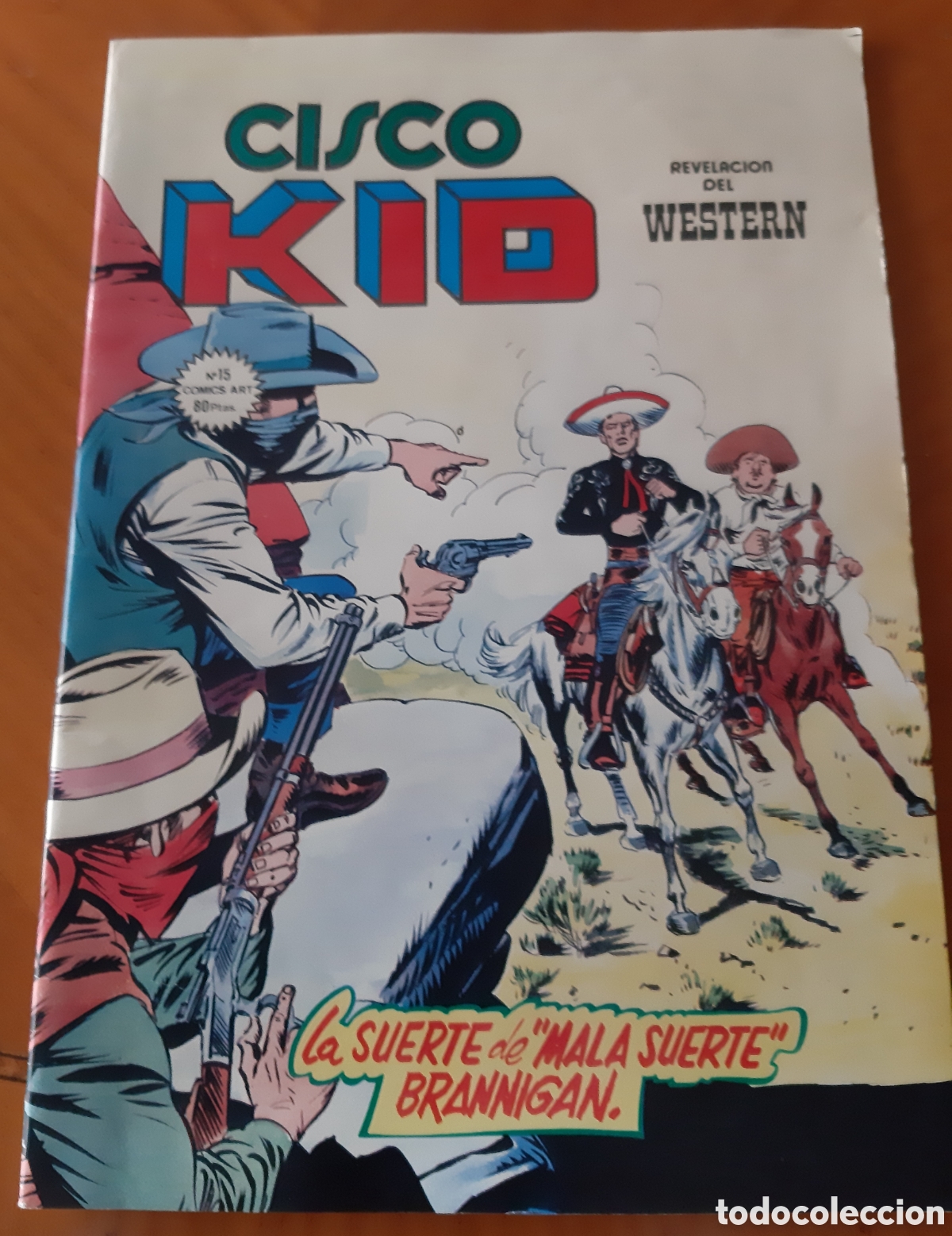 C&oacute;mics: C&oacute;mic Cisco Kid. V&eacute;rtice. A&ntilde;os 80-90. N&uacute;mero 15