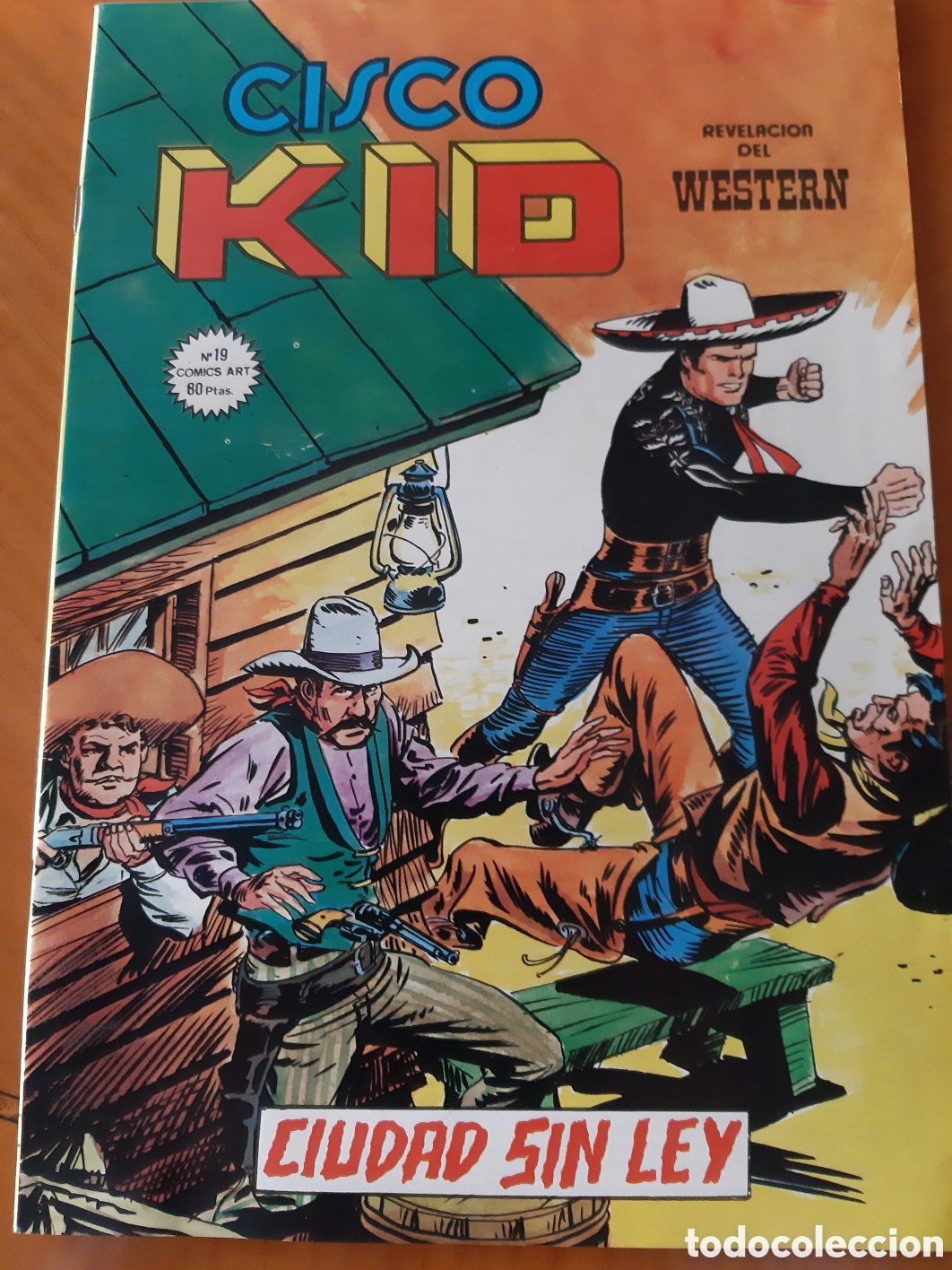 C&oacute;mics: C&oacute;mic Cisco Kid. V&eacute;rtice. A&ntilde;os 80-90. N&uacute;mero 19.