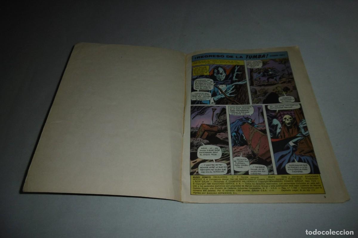 C&oacute;mics: COMIC VERTICE LA TUMBA DE DRACULA N&ordm; 7 VOL 2 - Foto 3