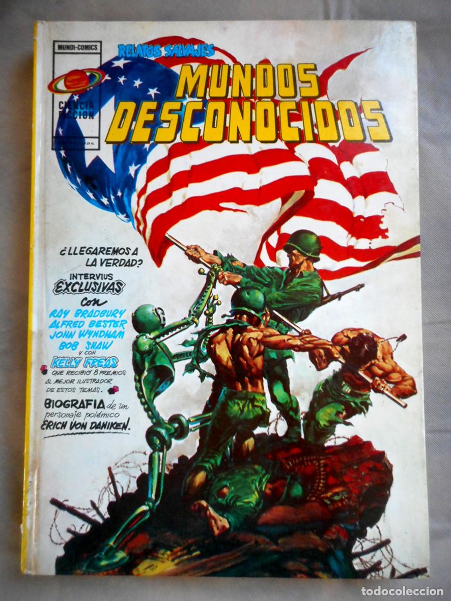 C&oacute;mics: ANTOLOG&Iacute;A DEL C&Oacute;MIC N&ordm;2 MUNDOS DESCONOCIDOS (V&Eacute;RTICE -1977) VARIOS ART&Iacute;STAS