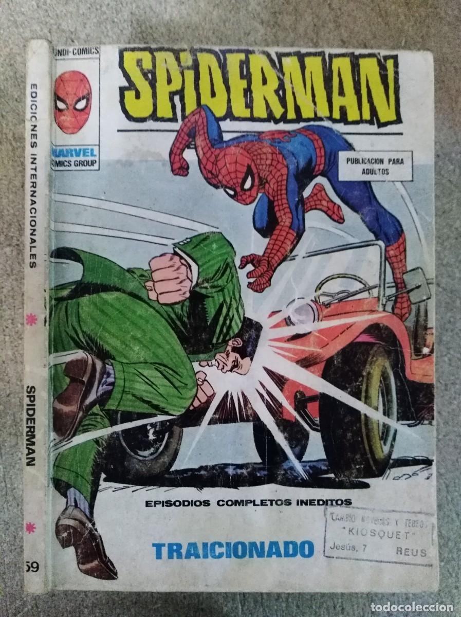 C&oacute;mics: Spiderman 59. Vol.1. Vertice. 30 ptas