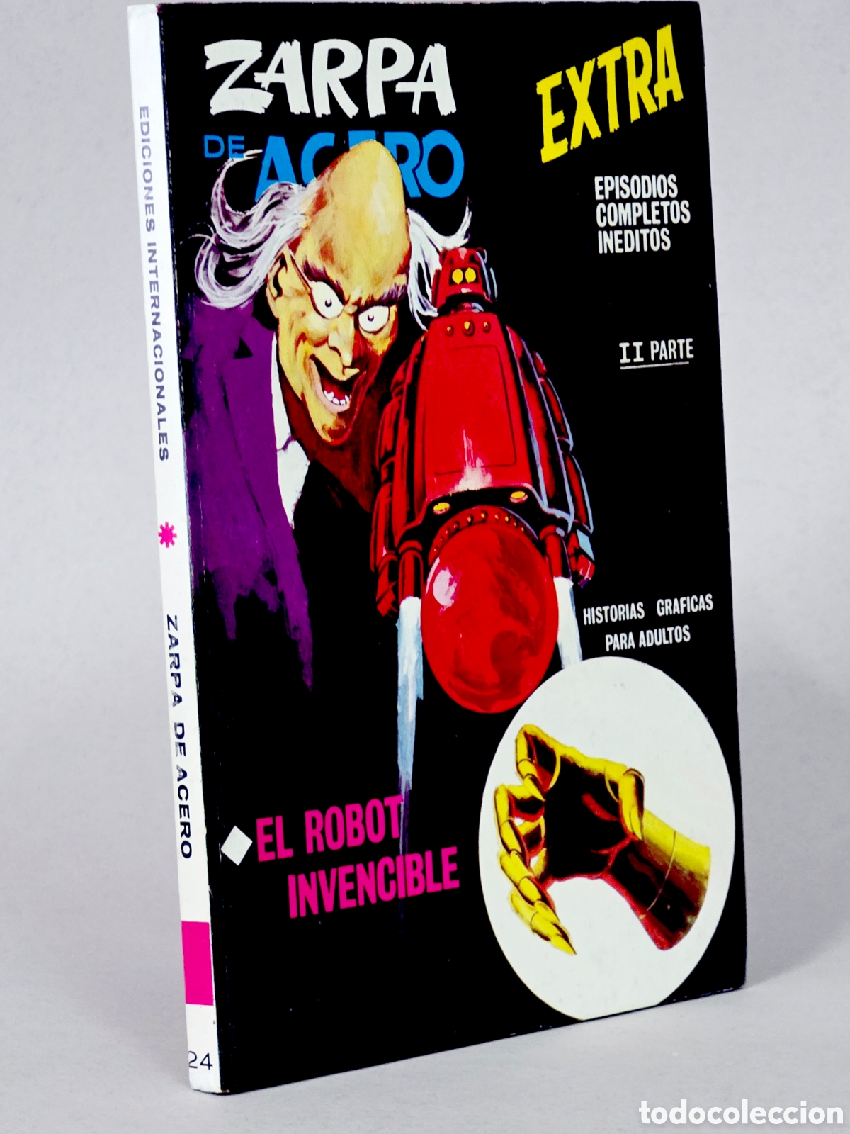 C&oacute;mics: C&Oacute;MIC DE KIOSCO ZARPA DE ACERO 24 EL ROBOT INVENCIBLE EXTRA TACO FLEETWAY
