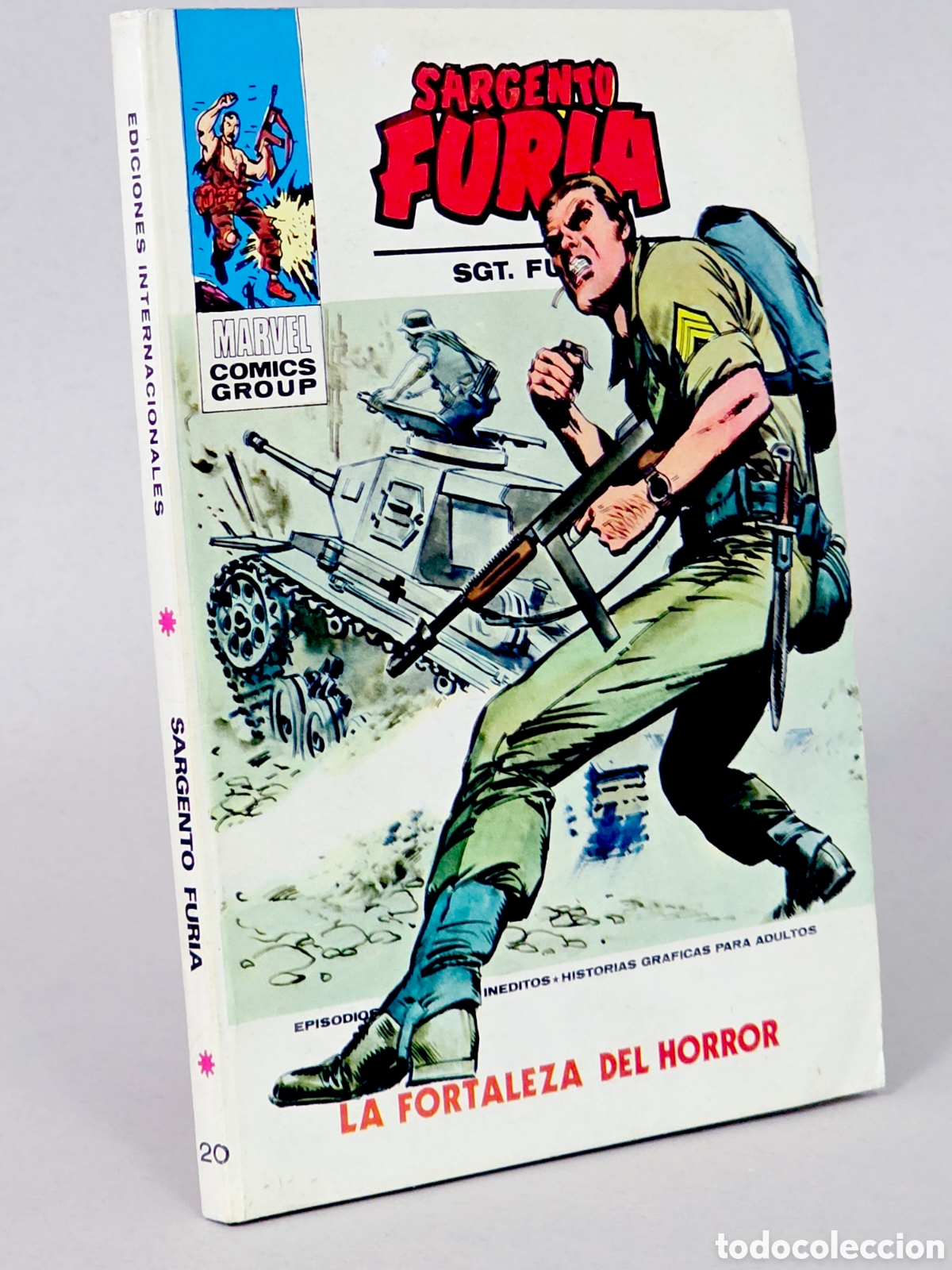 C&oacute;mics: C&Oacute;MIC DE KIOSCO SARGENTO FURIA 20 LA FORTALEZA DEL HORROR TACO MARVEL