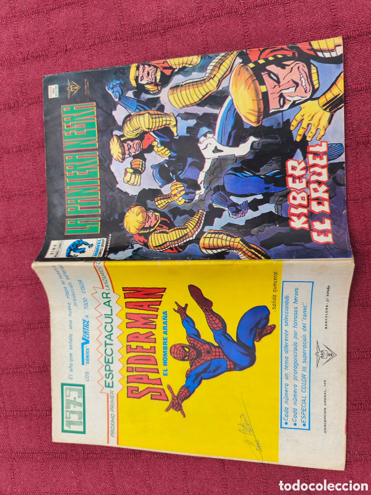 C&oacute;mics: LA PANTERA NEGRA 6 KIBER EL CRUEL EDICIONES VERTICE MARVEL - Foto 4