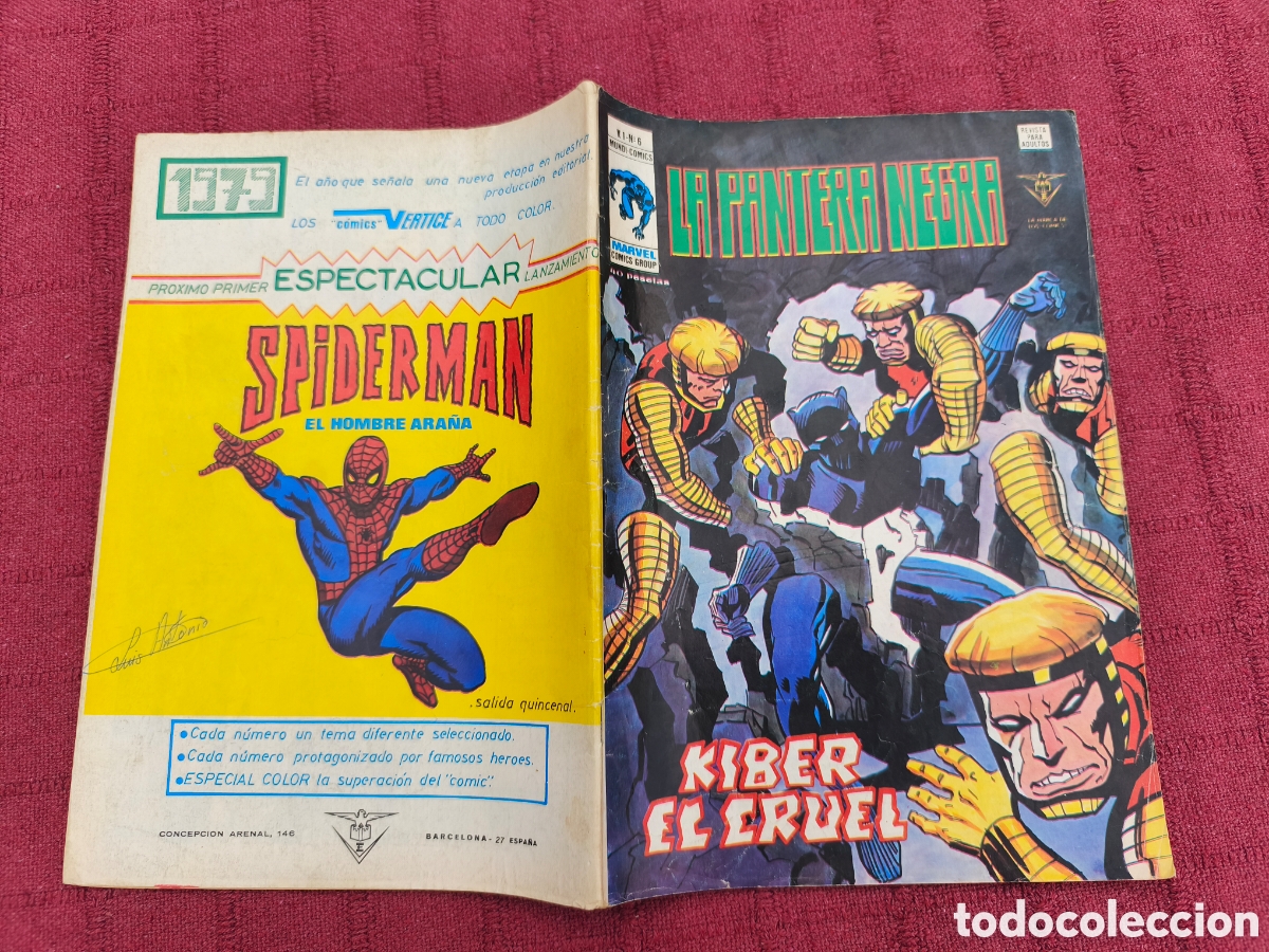 C&oacute;mics: LA PANTERA NEGRA 6 KIBER EL CRUEL EDICIONES VERTICE MARVEL - Foto 5