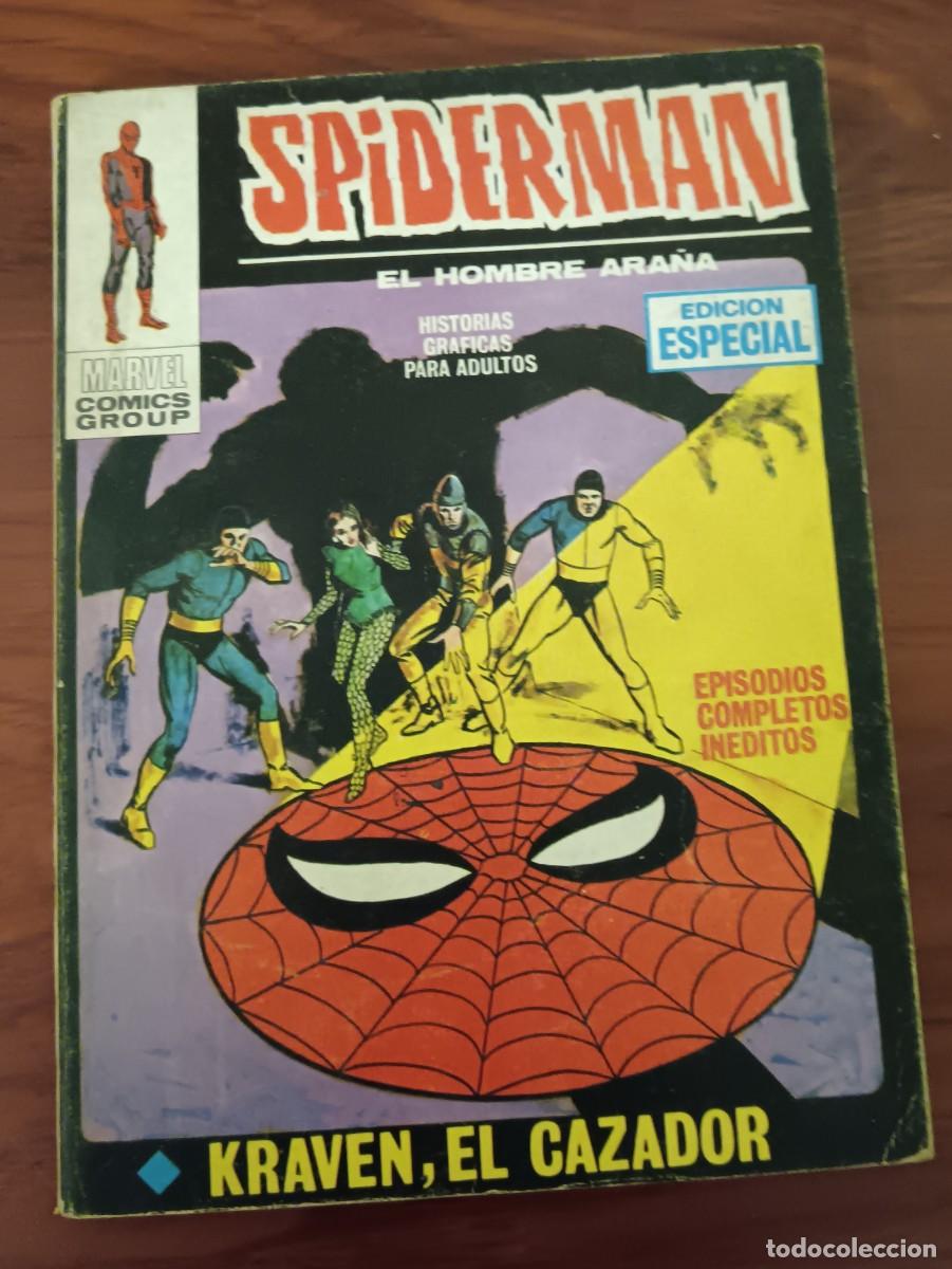 C&oacute;mics: SPIDERMAN EL HOMBRE ARANA N&ordm; 7 KRAVEN, EL CAZADOR EDICIONES V&Eacute;RTICE A&Ntilde;O 1968 TACO
