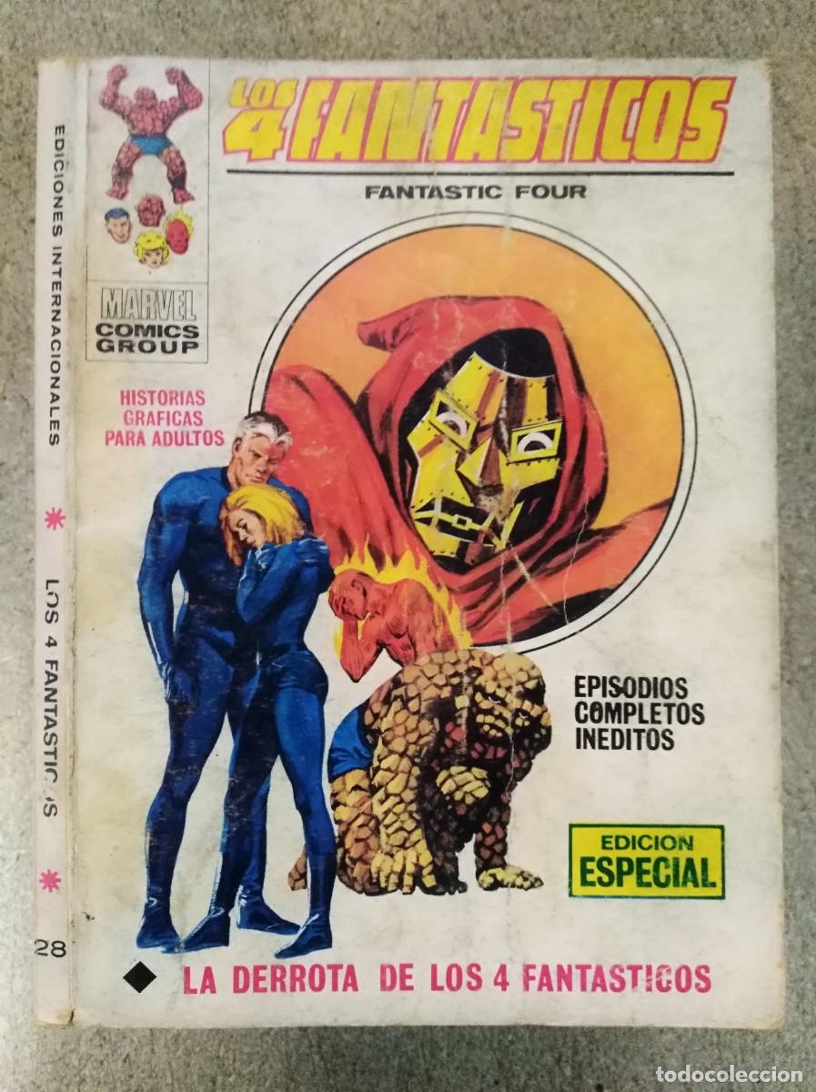 C&oacute;mics: Los 4 Fantasticos 28 .Vol.1. Vertice. 25 Ptas