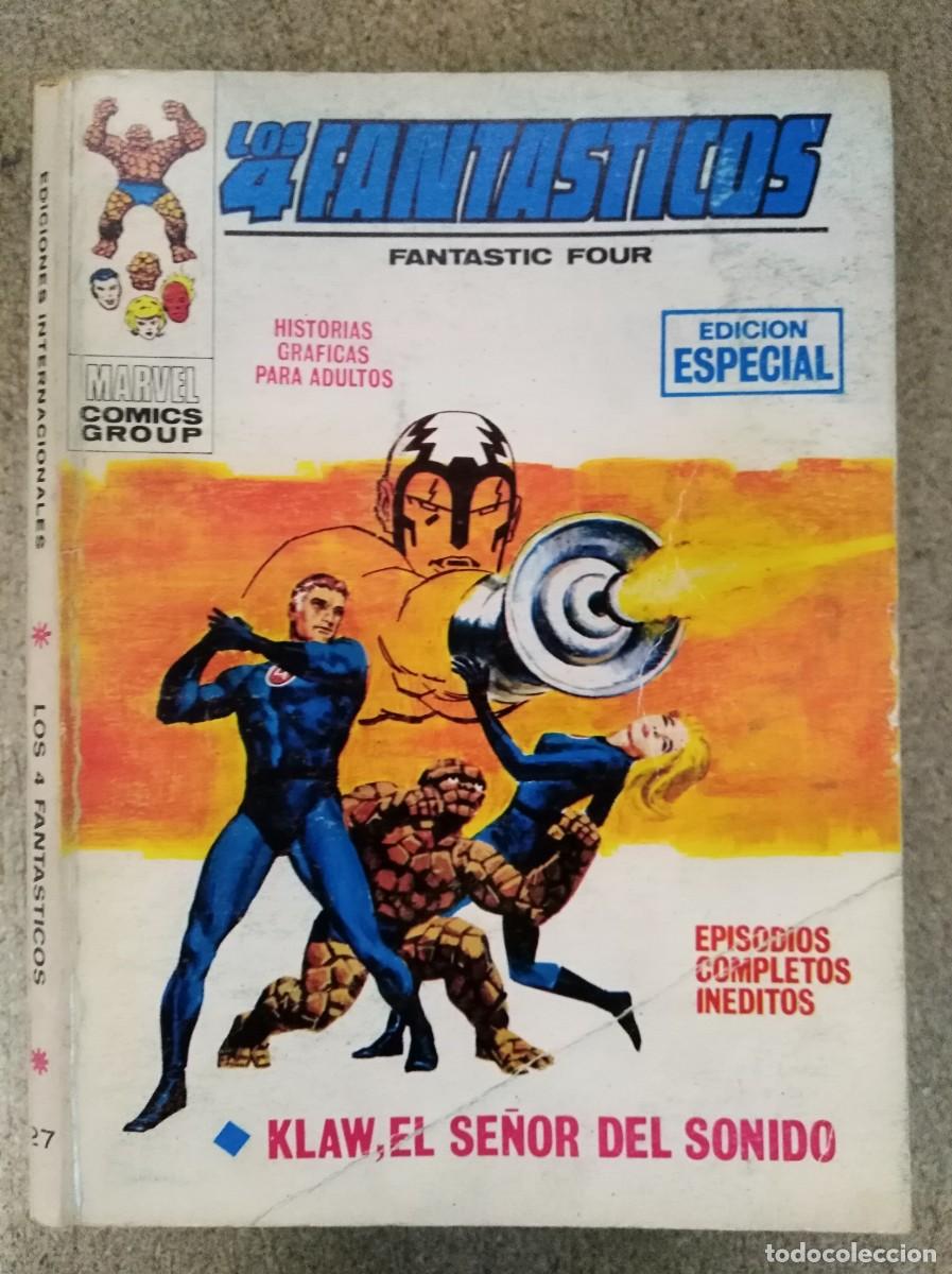 Comics: Los 4 Fantasticos 27 .Vol.1. Vertice. 25 Ptas