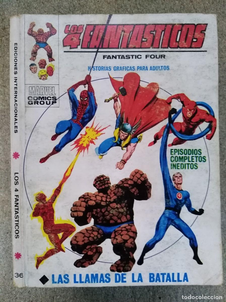 Comics : Los 4 Fantasticos 36 .Vol.1. Vertice. 25 Ptas