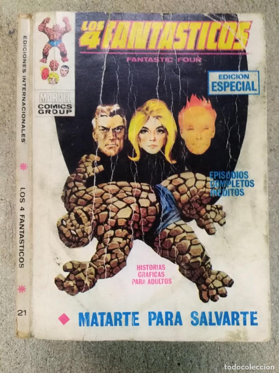 C&oacute;mics: Los 4 Fantasticos 21 .Vol.1. Vertice. 25 Ptas