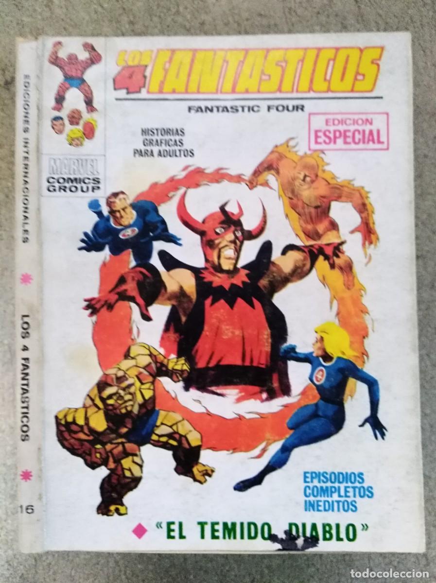 Comics: Los 4 Fantasticos 16 .Vol.1. Vertice. 25 Ptas