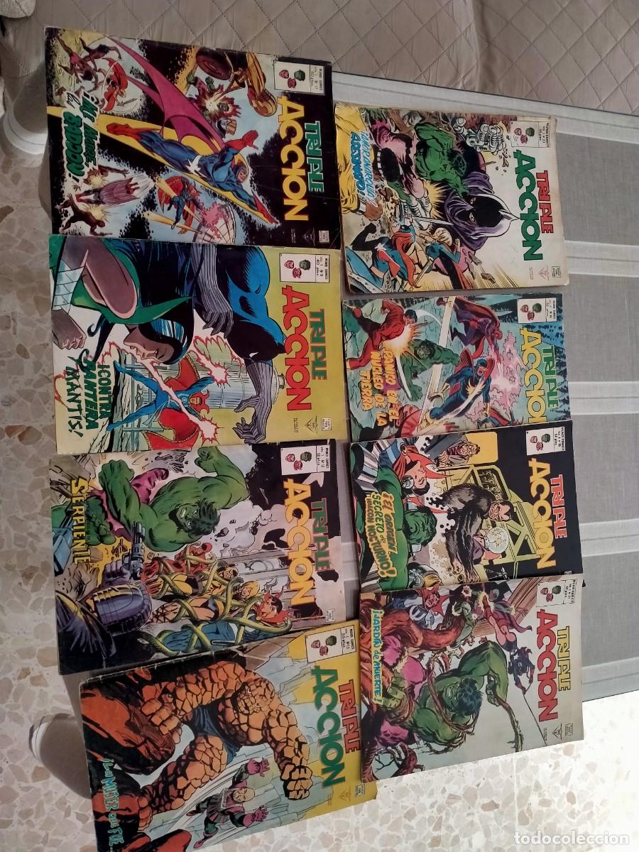 C&oacute;mics: vertice comics triple acciion 8 numeros