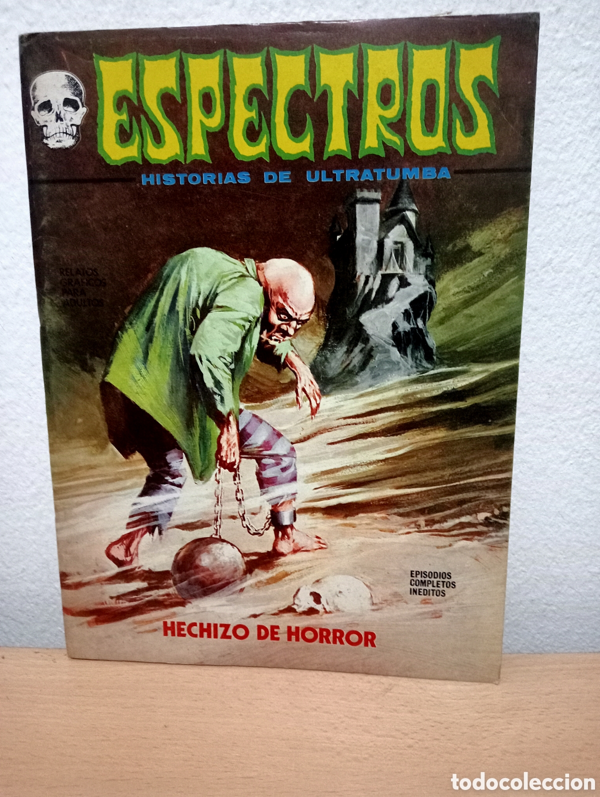C&oacute;mics: Comic terror espectros 1972 vertice n 10 muy bueno estado