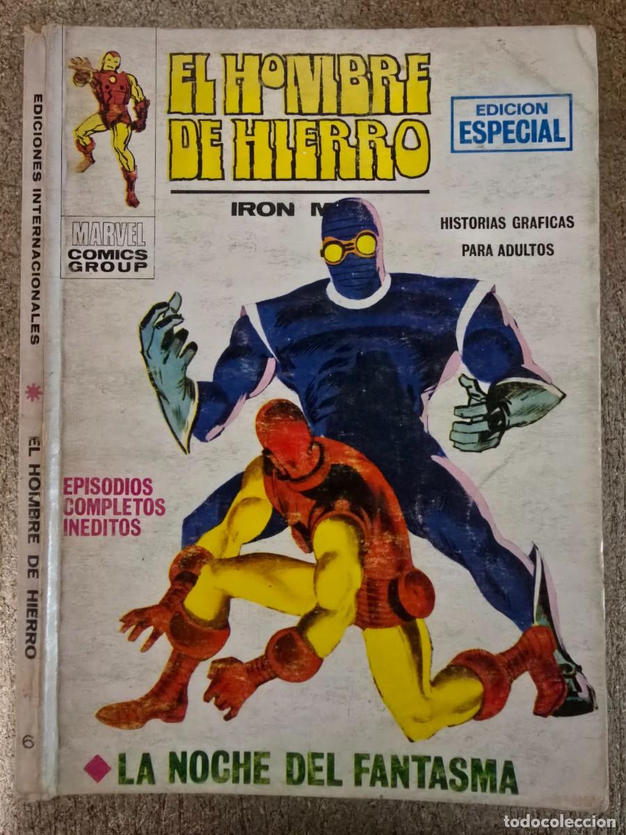 C&oacute;mics: El Hombre de Hierro 6 Vol 1.Vertice.25 ptas.