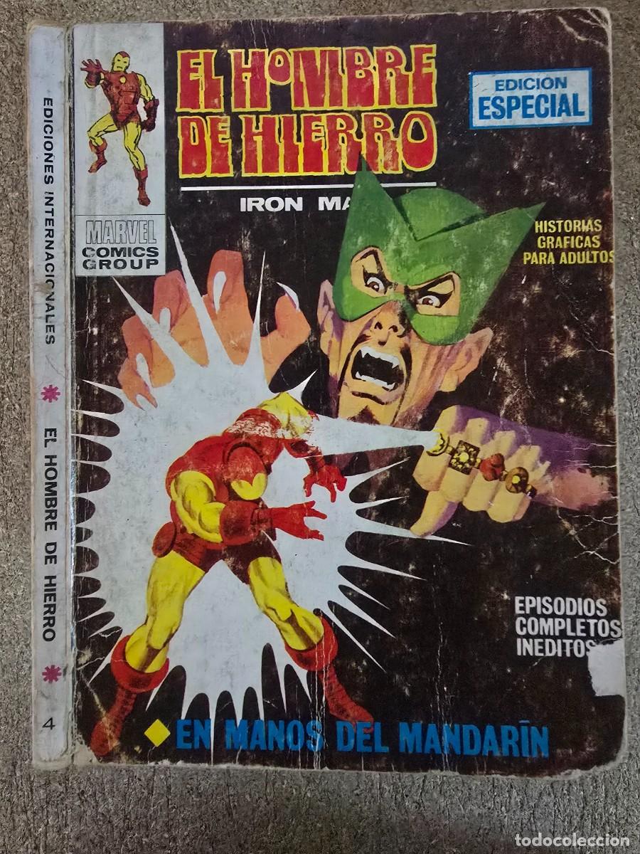 C&oacute;mics: El Hombre de Hierro 4 Vol 1.Vertice.25 ptas.