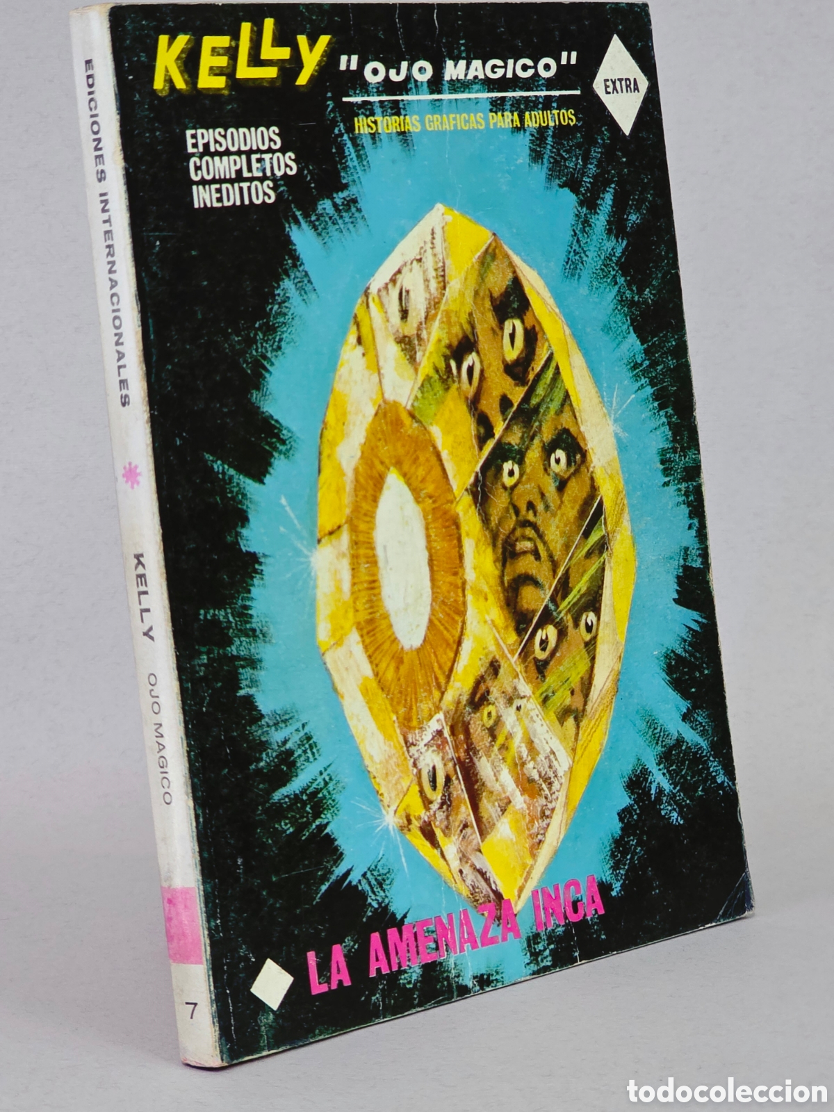 Comics: C&Oacute;MIC KELLY OJO M&Aacute;GICO 7 LA AMENAZA INCA VERTICE TACO FLEETWAY BUEN ESTADO