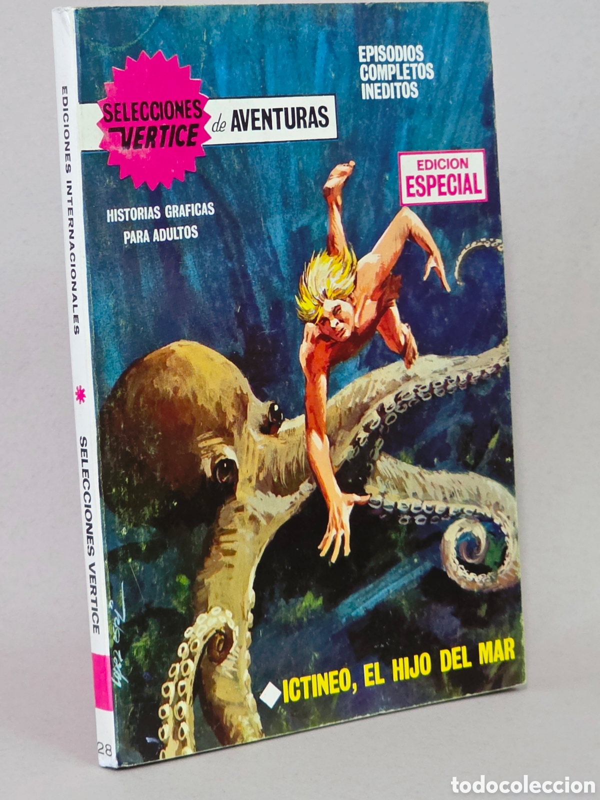 Comics : C&Oacute;MIC SELECCIONES VERTICE 28 ICNEO EL HIJO DEL MAR TACO FLEETWAY CASI EXCELENTE ESTADO
