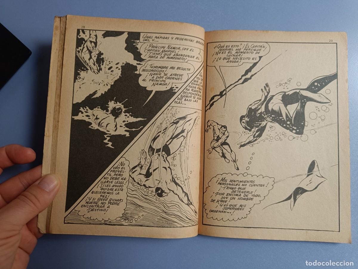 C&oacute;mics: CAPIT&Aacute;N MARVEL (1969, VERTICE) &middot; 2 &middot; CONTRA EL PRINCIPE DEL MAR - Foto 3