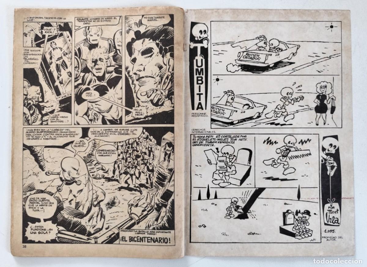 C&oacute;mics: H&Eacute;ROES MARVEL Vol.2 # 47 - CAPIT&Aacute;N MARVEL ~ V&Eacute;RTICE (1979) - Foto 4