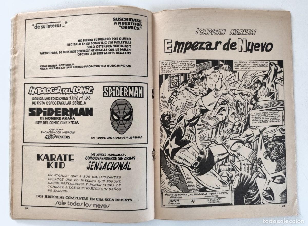 C&oacute;mics: H&Eacute;ROES MARVEL Vol.2 # 50 - CAPIT&Aacute;N MARVEL ~ V&Eacute;RTICE (1979) - Foto 3