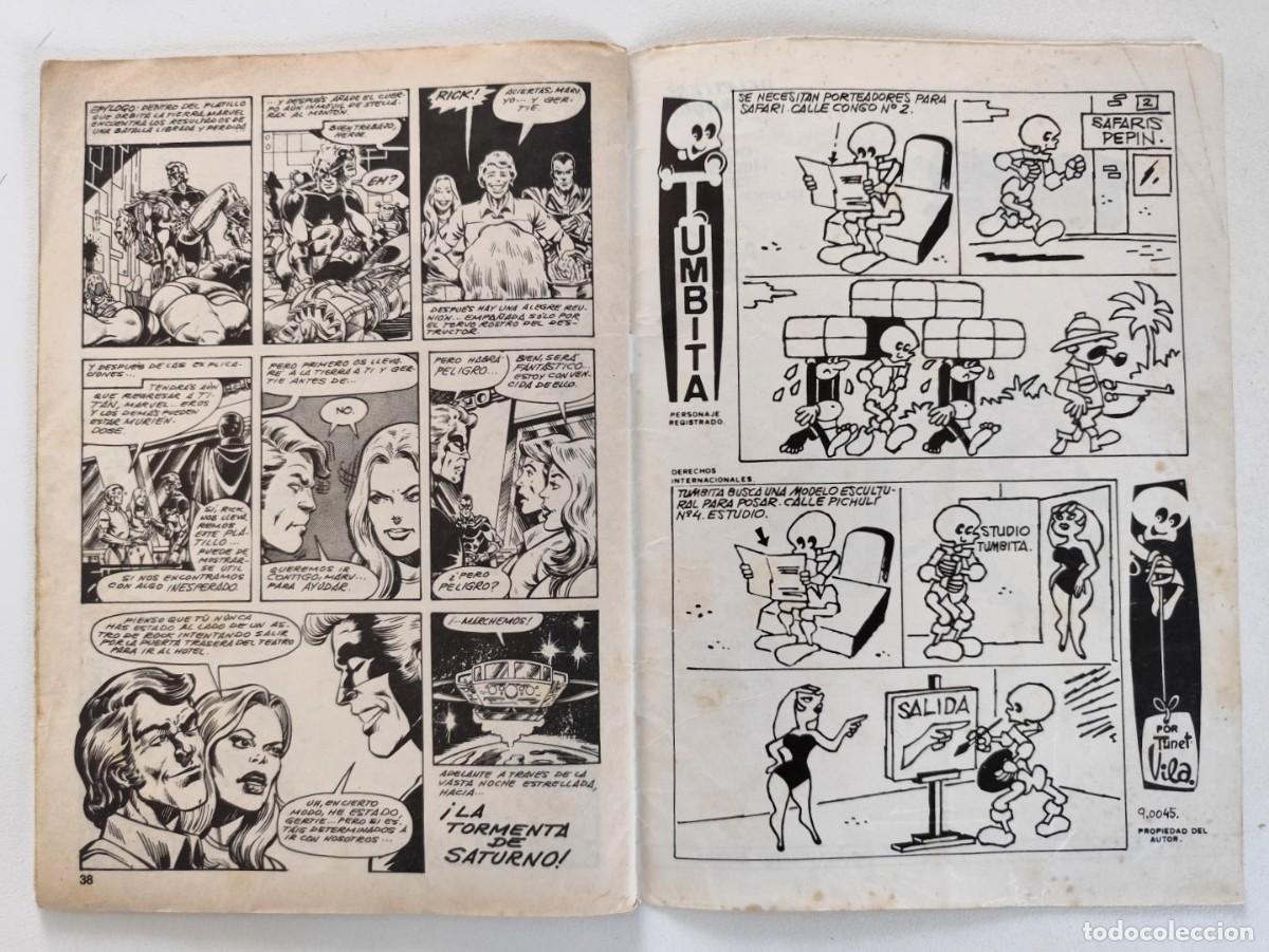 C&oacute;mics: H&Eacute;ROES MARVEL Vol.2 # 60 - CAPIT&Aacute;N MARVEL ~ V&Eacute;RTICE (1980) - Foto 4