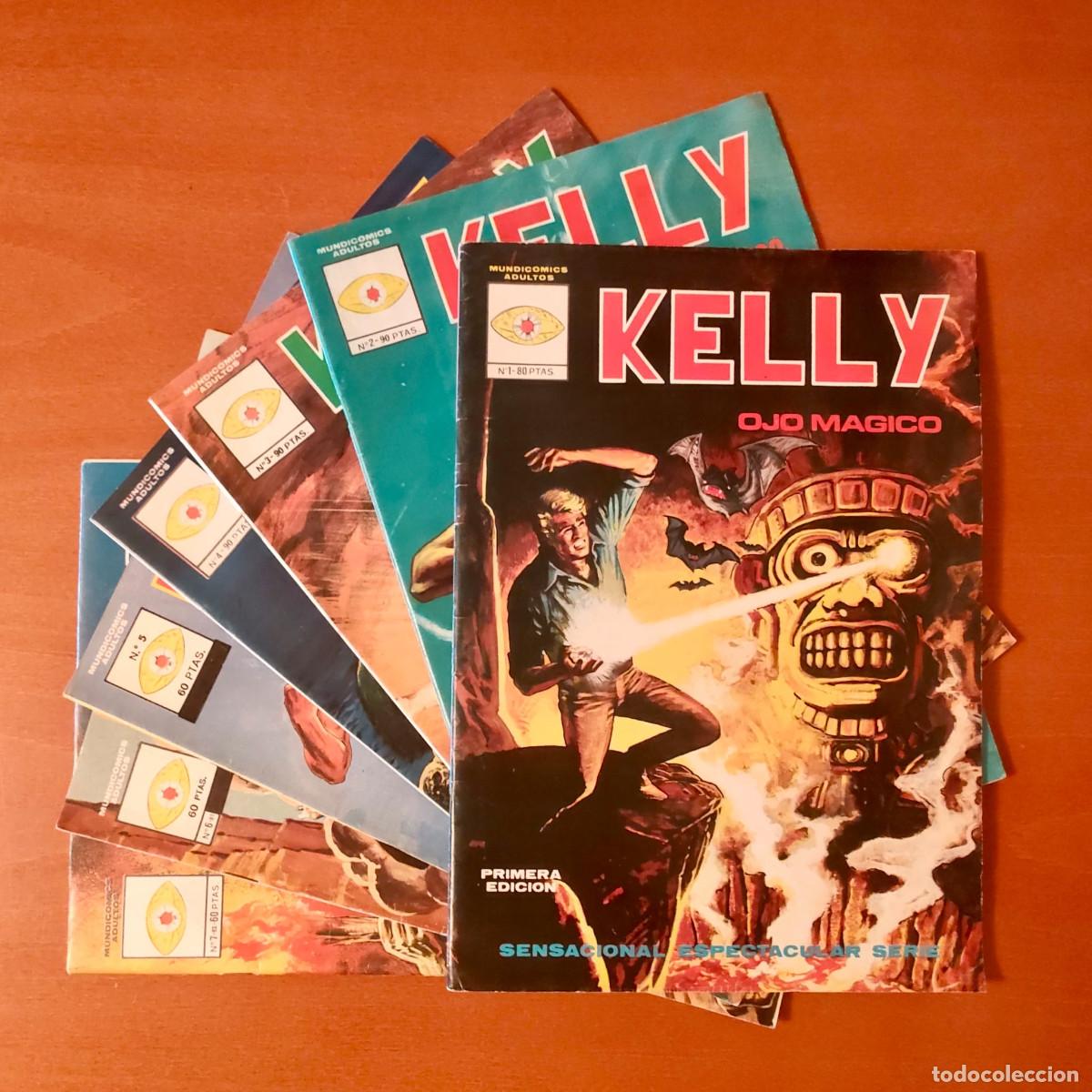 C&oacute;mics: KELLY OJO MAGICO MUNDI-COMICS Completa 7 N&ordm;. EDICIONES VERTICE