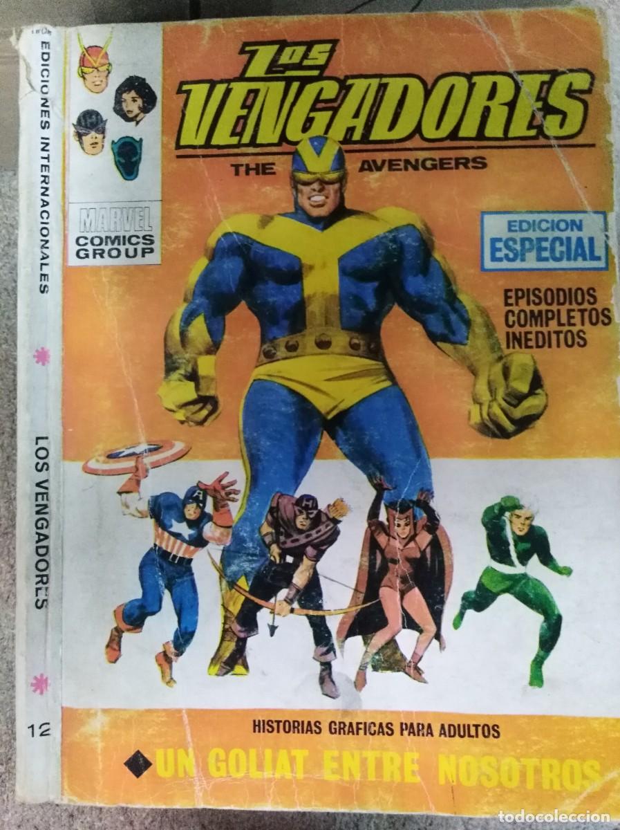 Comics : Los vengadores 12.Vol.1.Vertice.25 ptas