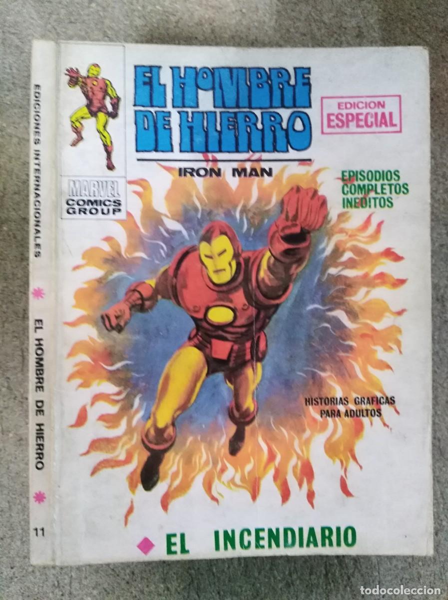 C&oacute;mics: El Hombrte de Hierro 11.Vol.1.Vertice.25 ptas