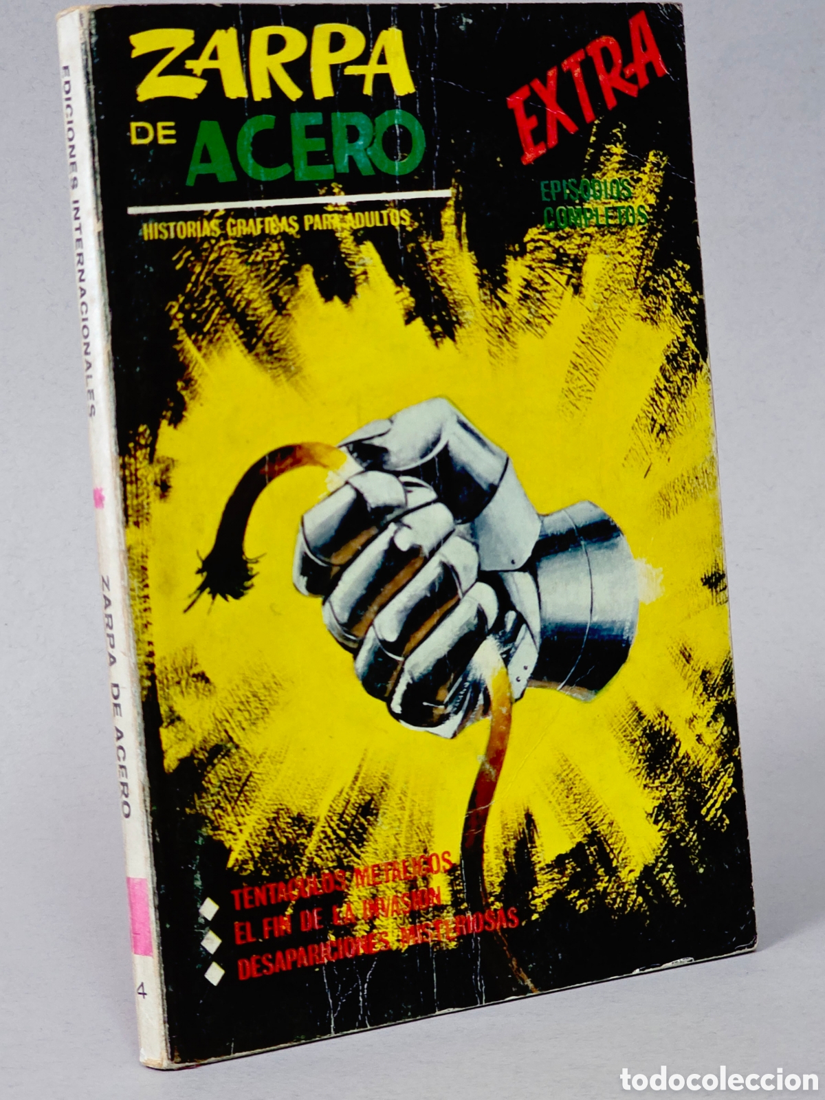 C&oacute;mics: C&Oacute;MIC ZARPA DE ACERO 4 TENT&Aacute;CULOS MET&Aacute;LICOS TACO FLEETWAY BUEN ESTADO