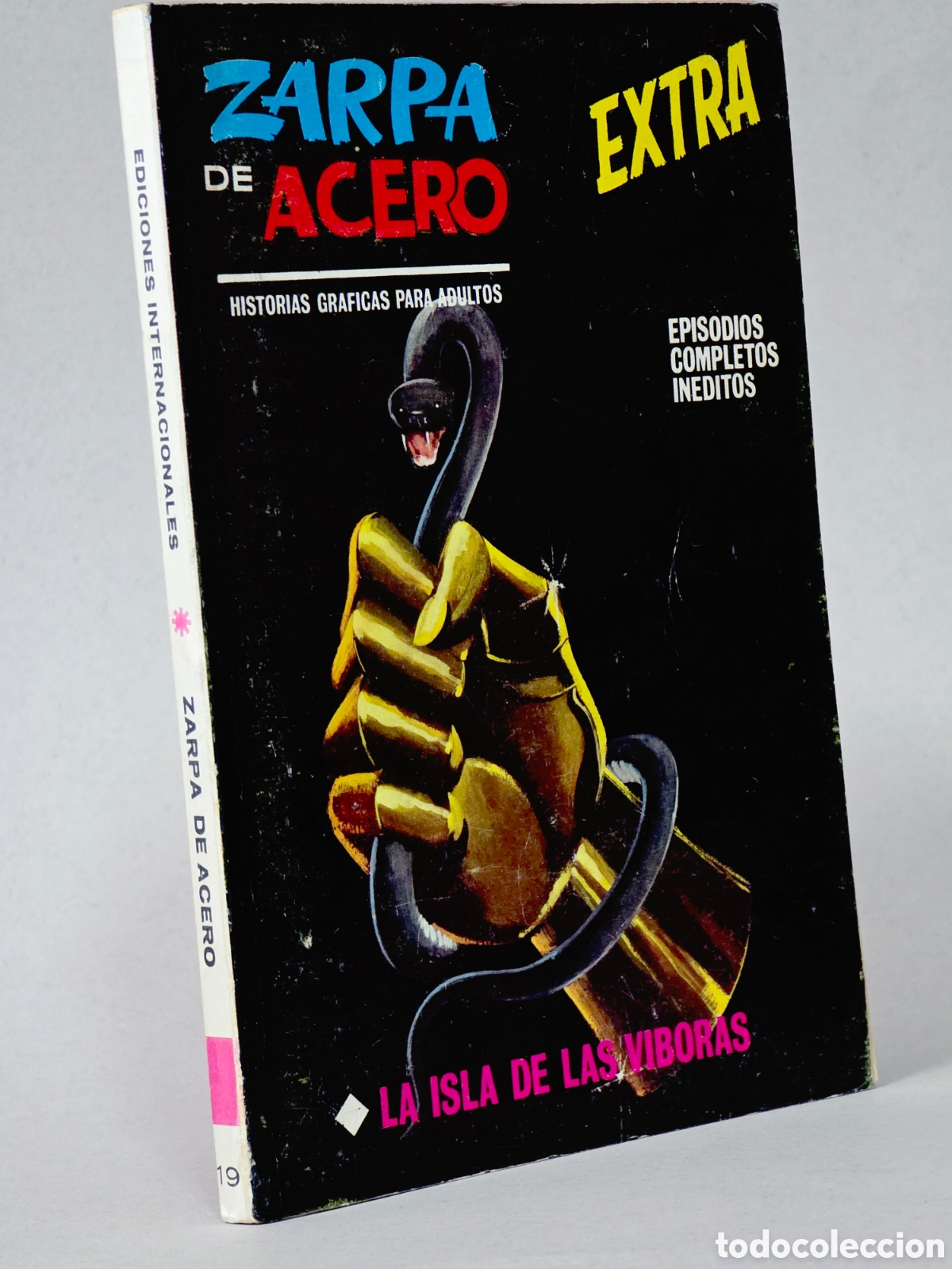 C&oacute;mics: C&Oacute;MIC ZARPA DE ACERO 19 LA ISLA DE LAS V&Iacute;BORAS TACO FLEETWAY CASI EXCELENTE ESTADO