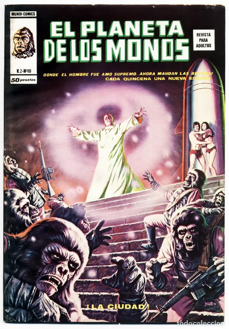 C&oacute;mics: EL PLANETA DE LOS MONOS V.2 N&ordm; 10 LA CIUDAD MUNDI COMICS EDICIONES VERTICE 1977