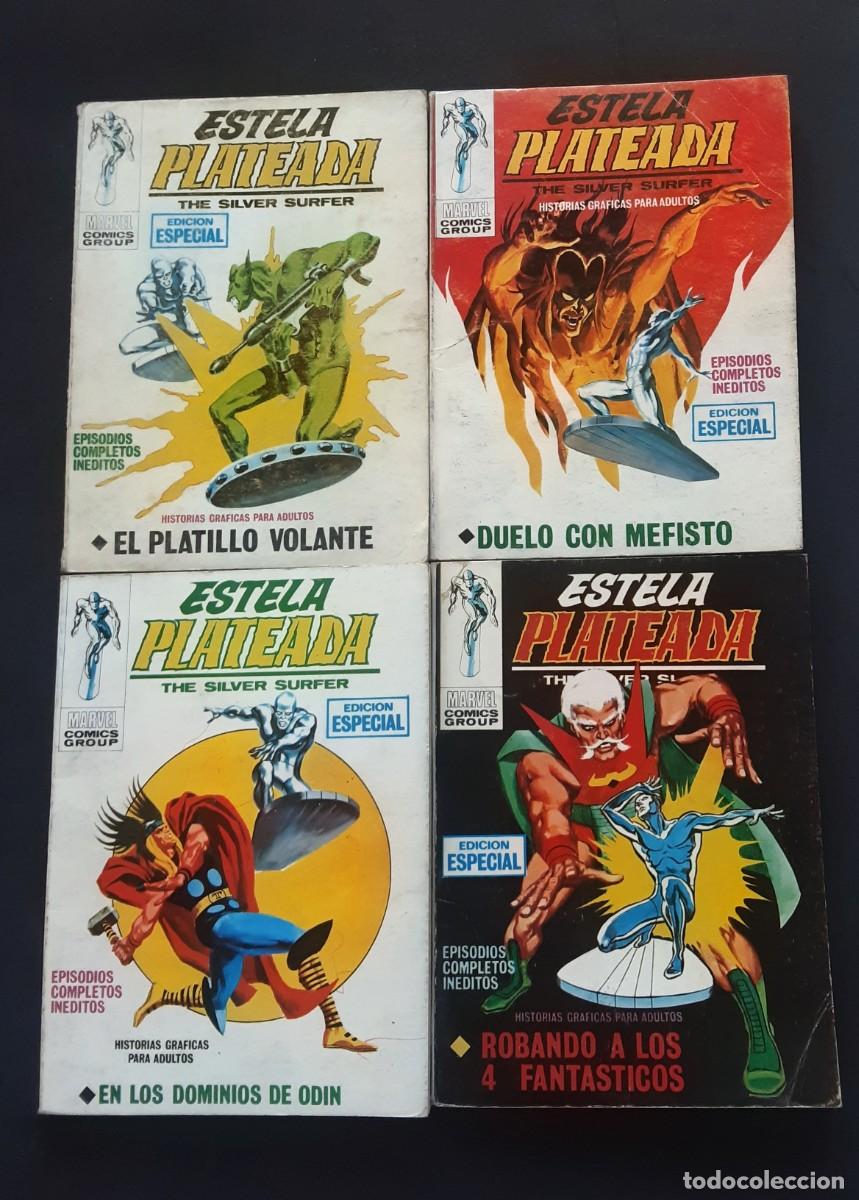Comics: ESTELA PLATEADA V1 # EDICIONES VERTICE 1972 # PORTADISTA LOPEZ ESPI # LOTE DE 7 NUMEROS