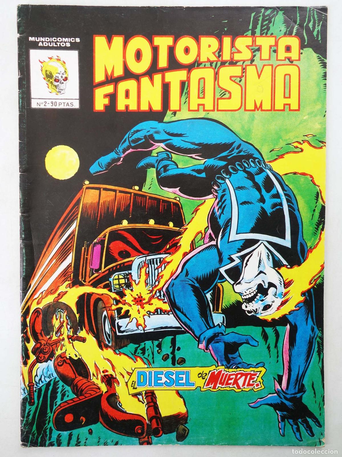 C&oacute;mics: MOTORISTA FANTASMA 2. EL DIESEL DE MUERTE. V&eacute;rtice, 1981