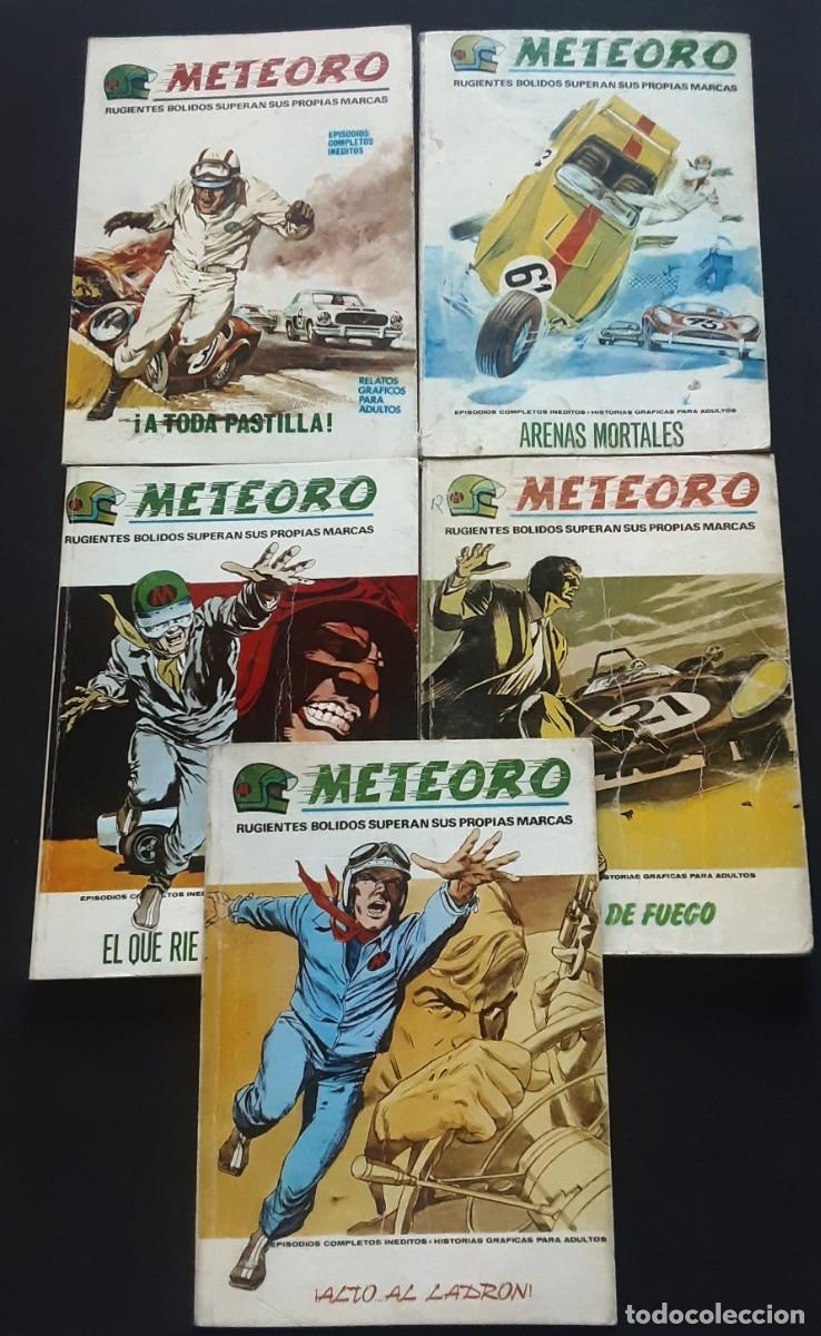 C&oacute;mics: METEORO V1 # EDICIONES VERTICE # LOPEZ ESPI # LOTE DE 5 NUMEROS - Foto 1