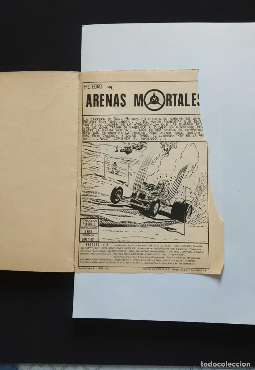 C&oacute;mics: METEORO V1 # EDICIONES VERTICE # LOPEZ ESPI # LOTE DE 5 NUMEROS - Foto 4
