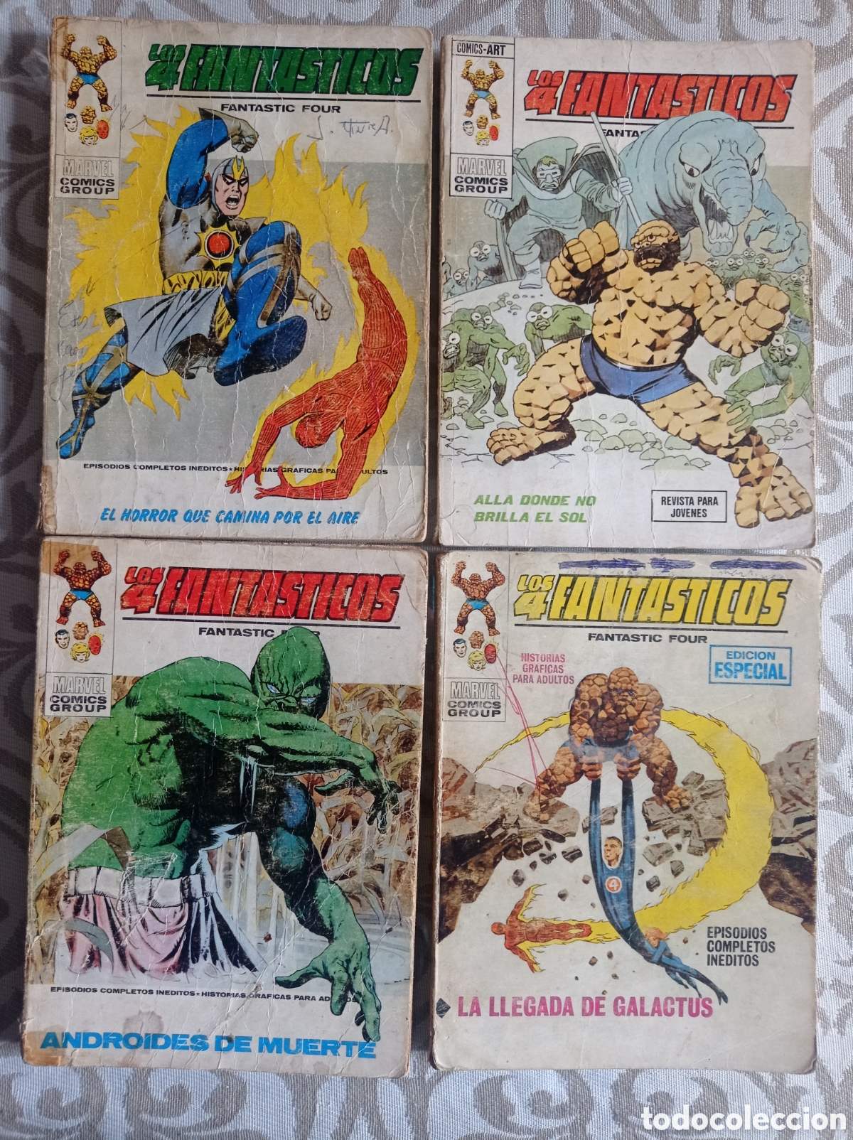 C&oacute;mics: LOS 4 FANT&Aacute;STICOS. CUATRO TACOS V&Eacute;RTICE. NUMEROS 23, 48, 60, 63.