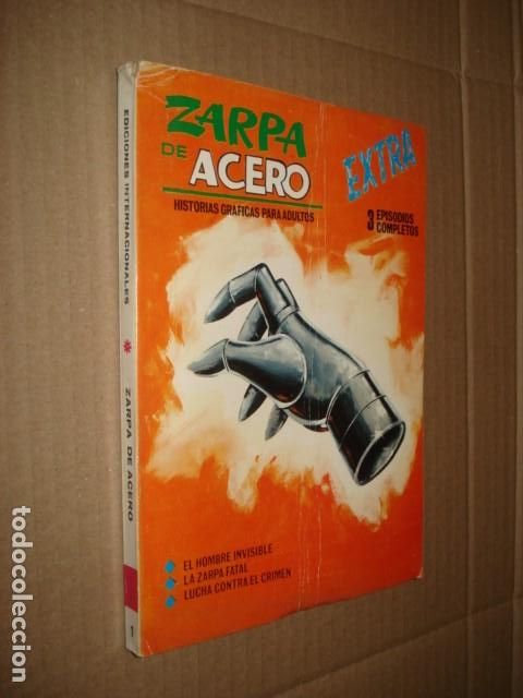 C&oacute;mics: Zarpa de acero, 1, 1966, Vertice, buen estado. 160 p&aacute;ginas