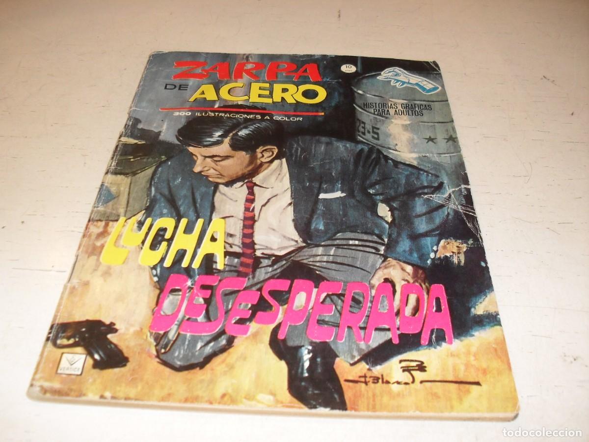 C&oacute;mics: ZARPA DE ACERO N&ordm; 10,DE 27,LUCHA DESESPERADA,DE JESUS BLASCO.LA 1&ordf; EDICION ESPA&Ntilde;OLA,1964