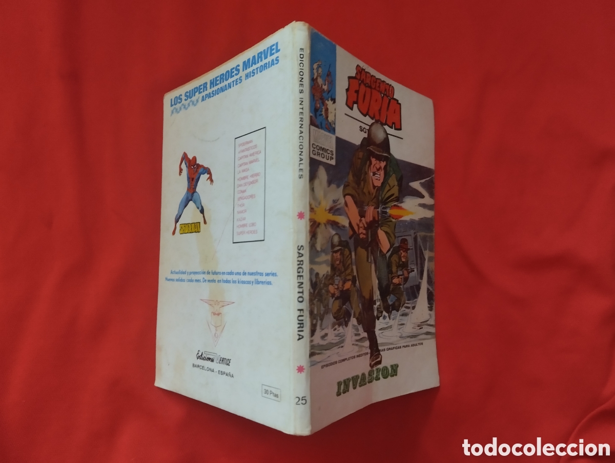 C&oacute;mics: SARGENTO FURIA INVASI&Oacute;N, N&Uacute;M 25 EDICIONES VERTICE 1974 - Foto 9