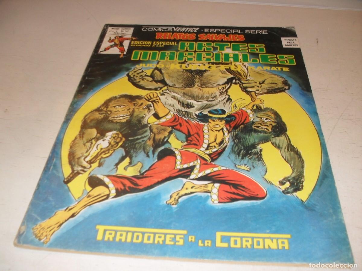 C&oacute;mics: RELATOS SALVAJES KUNG FU N&ordm; 52,EL ULTIMO,DE 52,TRAIDORES A LA CORONA,CON SANG CHI,VERTICE,1975