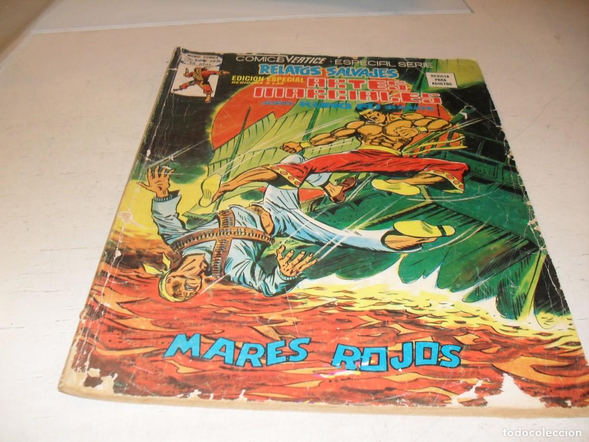 C&oacute;mics: RELATOS SALVAJES KUNG FU N&ordm; 49,DE 52,MARES ROJOS,CON SANG CHI,VERTICE,1975