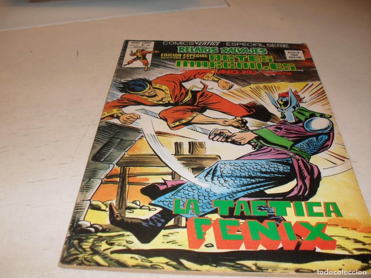 C&oacute;mics: RELATOS SALVAJES KUNG FU N&ordm; 48,DE 52,LA TACTICA FENIX,CON SANG CHI,VERTICE,1975
