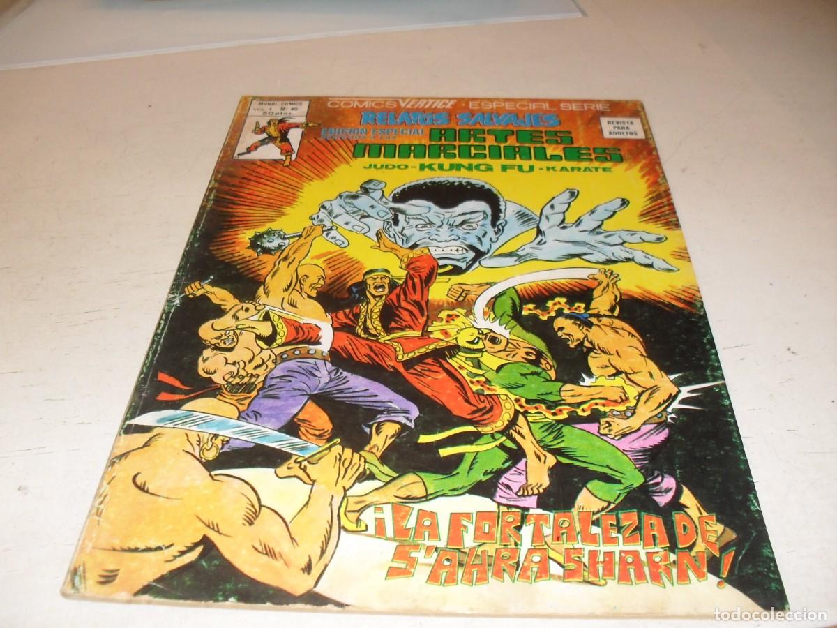 C&oacute;mics: RELATOS SALVAJES KUNG FU N&ordm; 44,DE 52,LA FORTALEZA DE SHARA SHARN,CON SANG CHI,VERTICE,1975