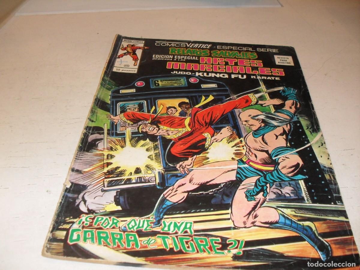 C&oacute;mics: RELATOS SALVAJES KUNG FU N&ordm; 44,DE 52,POR QUE UNA GARRA DE TIGRE??,CON SANG CHI,VERTICE,1975